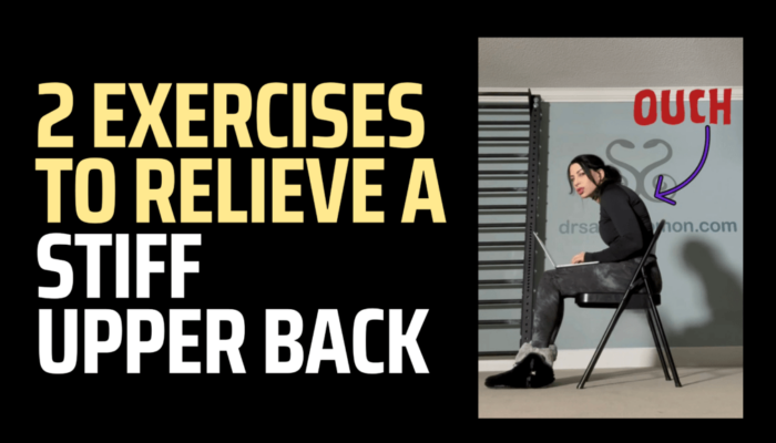 Fix Stiff Upper Back in Your Chair!